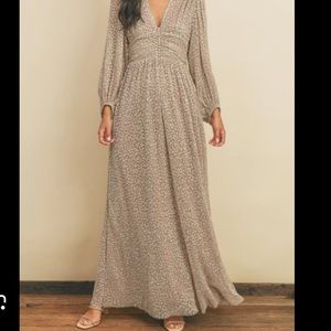 Petal & Pup Celeste Long Sleeve Maxi Dress